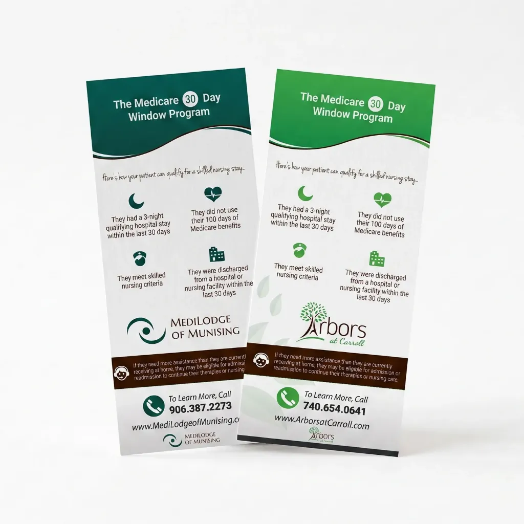 Medicare 30-Day Window Tear Cards (Arbors at Carroll)