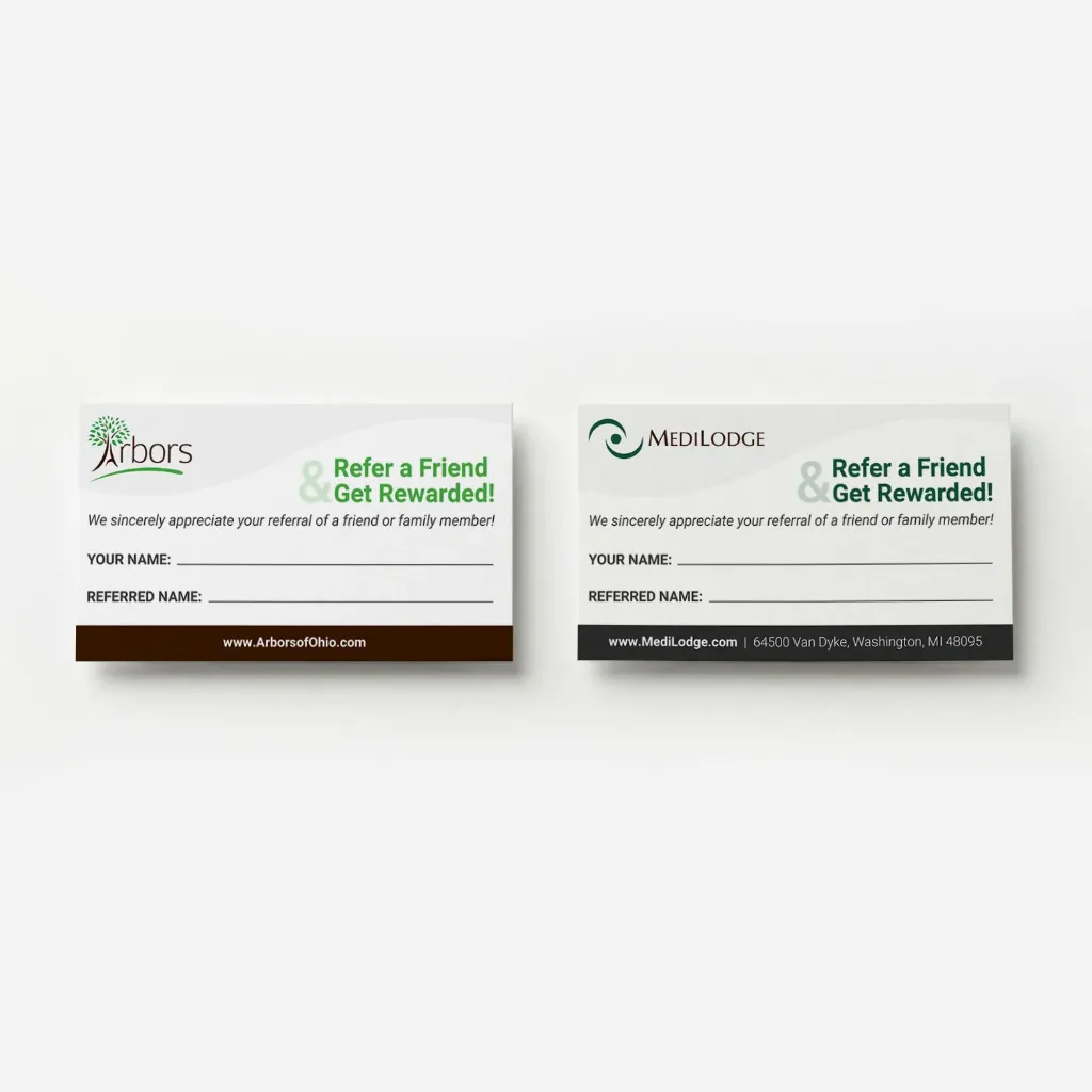 Referral Cards (Arbors at Carroll)
