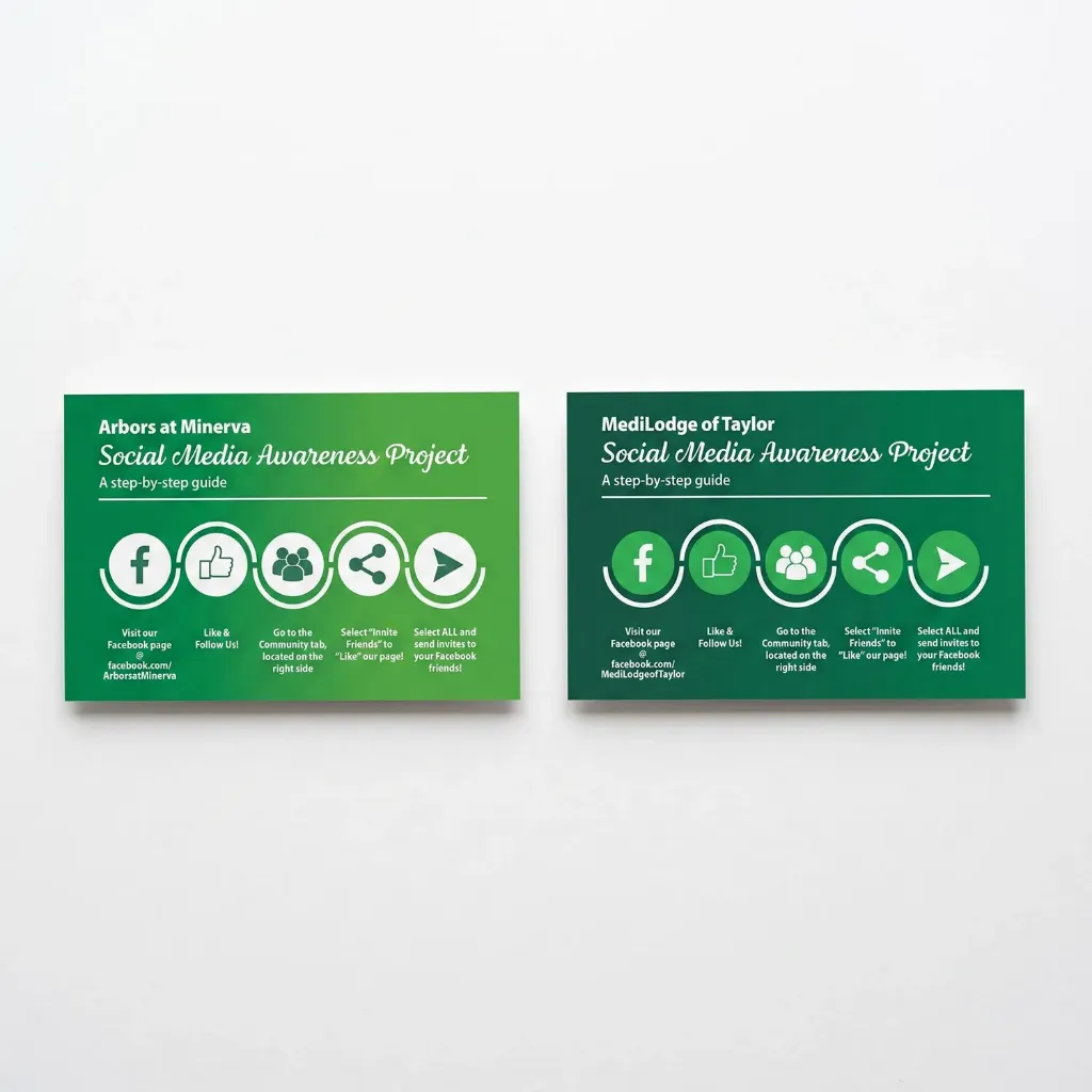 Social Media Awareness Card (Arbors at Carroll)