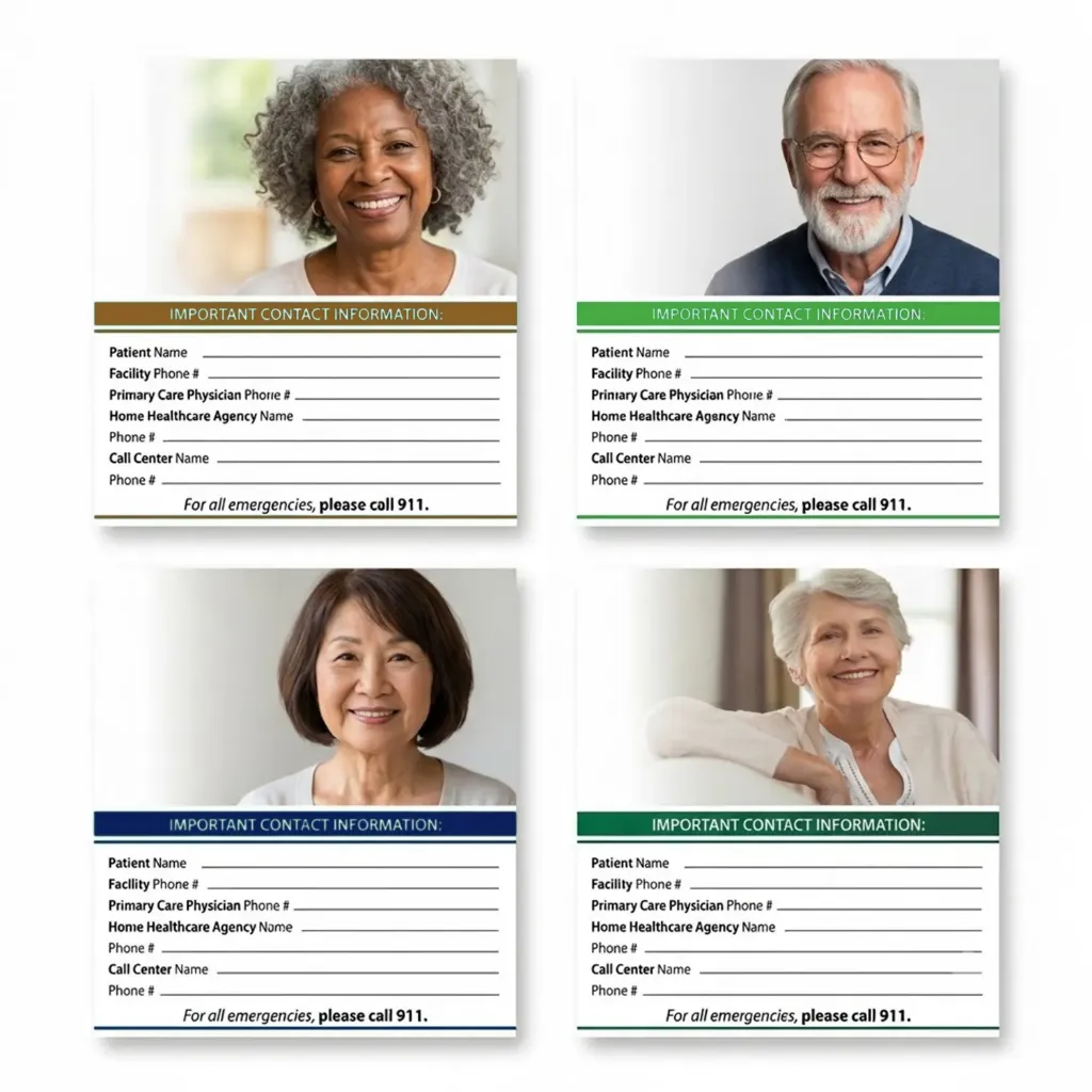 Medication List Fold-Over Card (Arbors at Carroll)