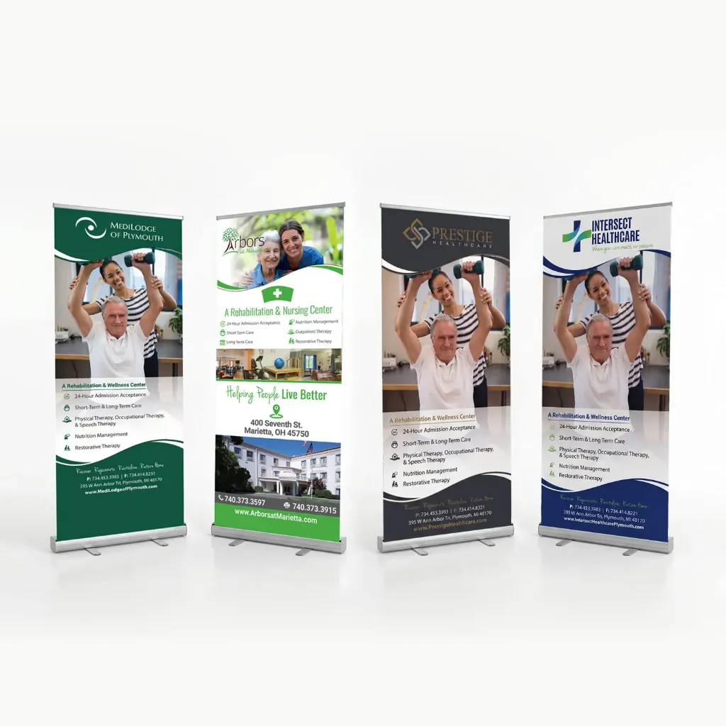 Retractable Banners (Arbors at Carroll)