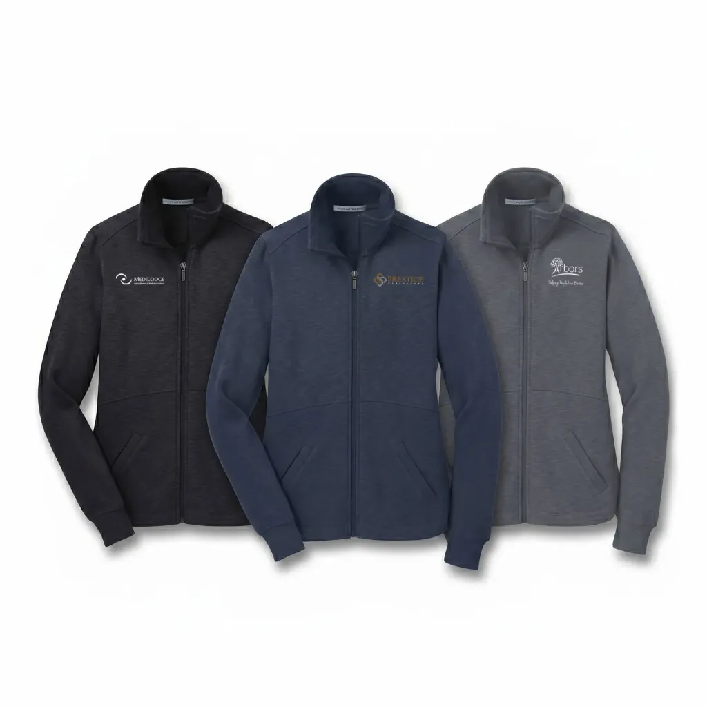 Ladies Slub Fleece Full-Zip Jacket
