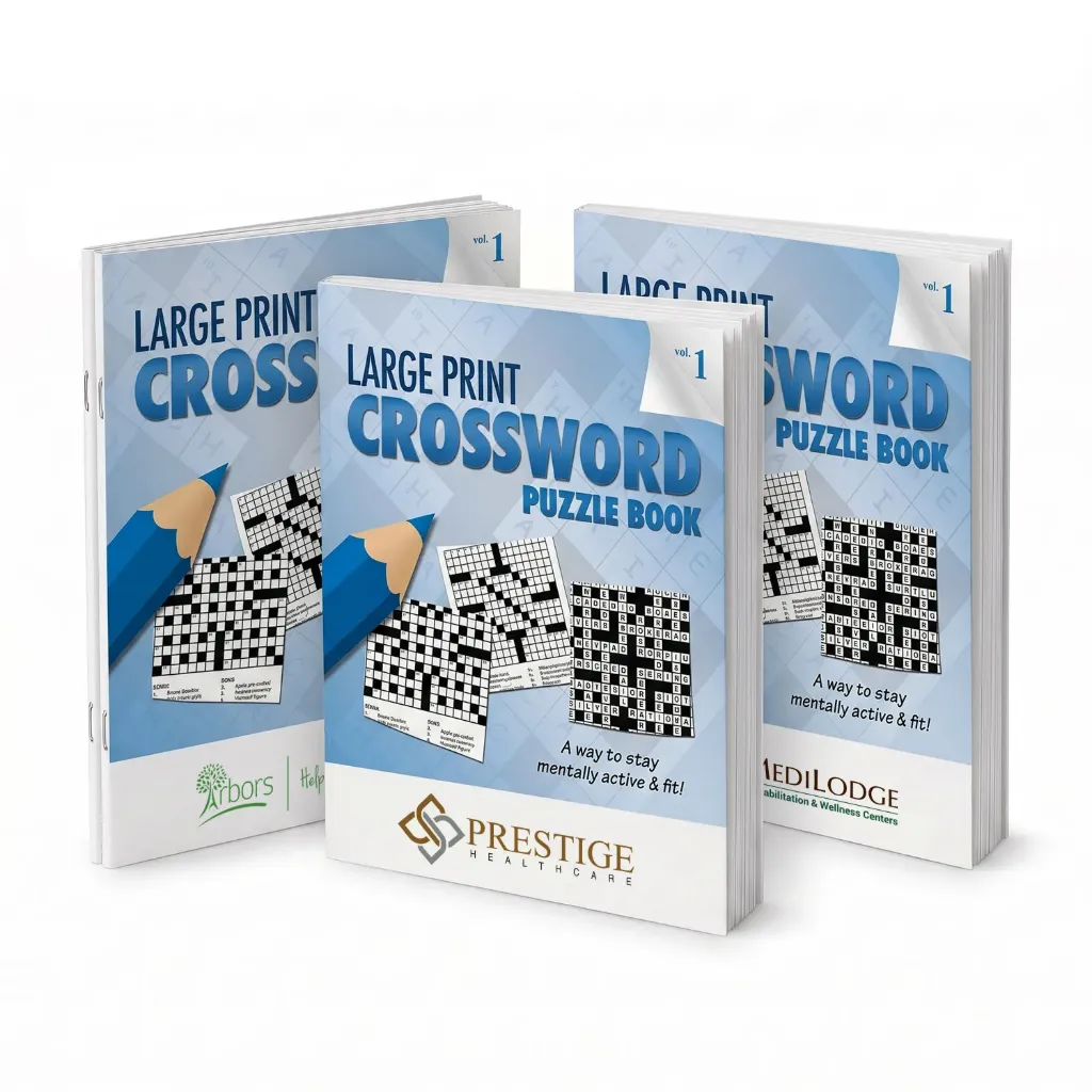 Large Print Crossword Puzzle Book