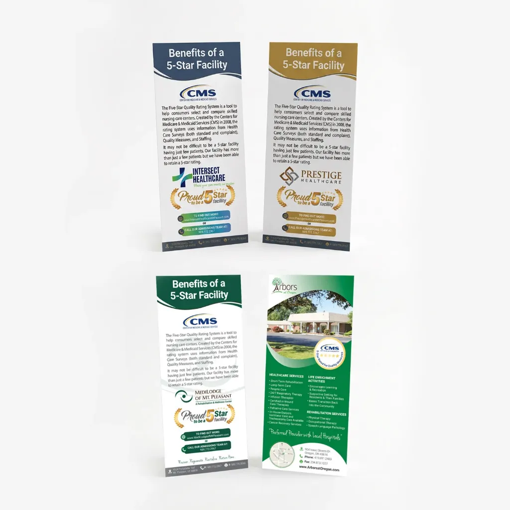 5-Star Rating Rack Card (Arbors at Carroll)