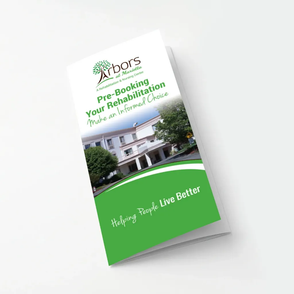 Pre-Booking Trifold Brochure (Arbors at Carroll)