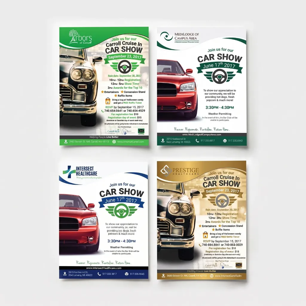 Car Show Event Flyer (Arbors at Carroll)