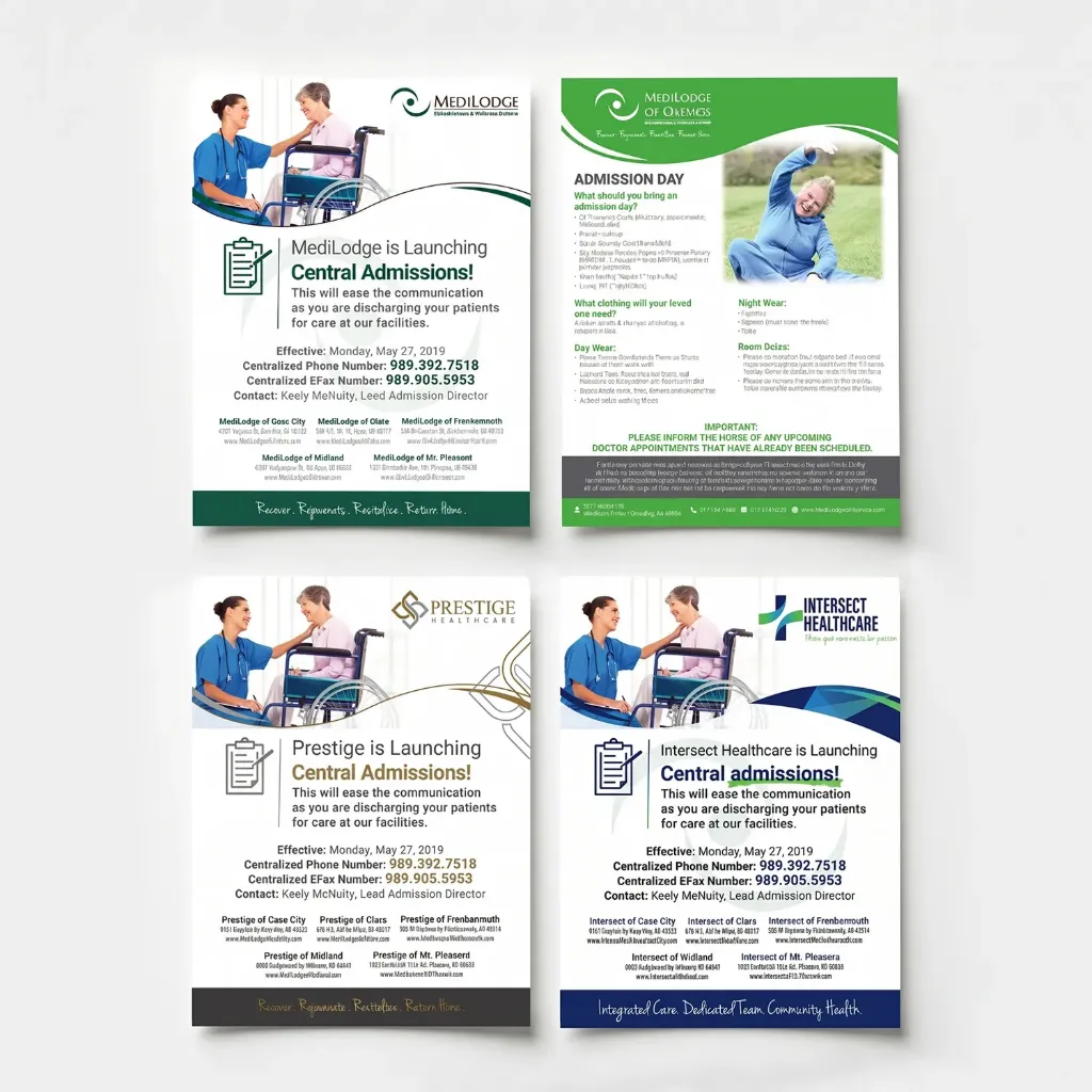 Center Admissions Flyer (Arbors at Carroll)