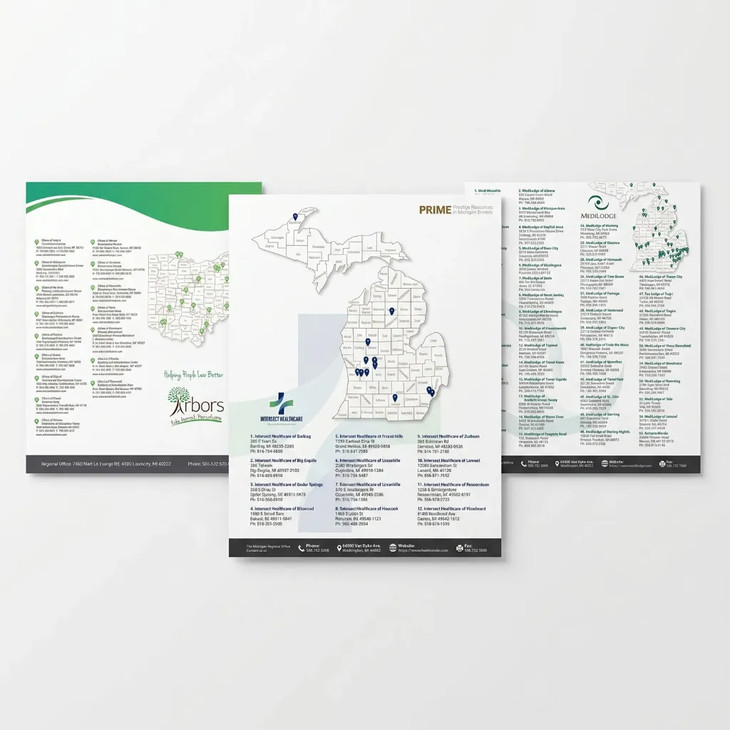 Map Flyers (Arbors at Carroll)