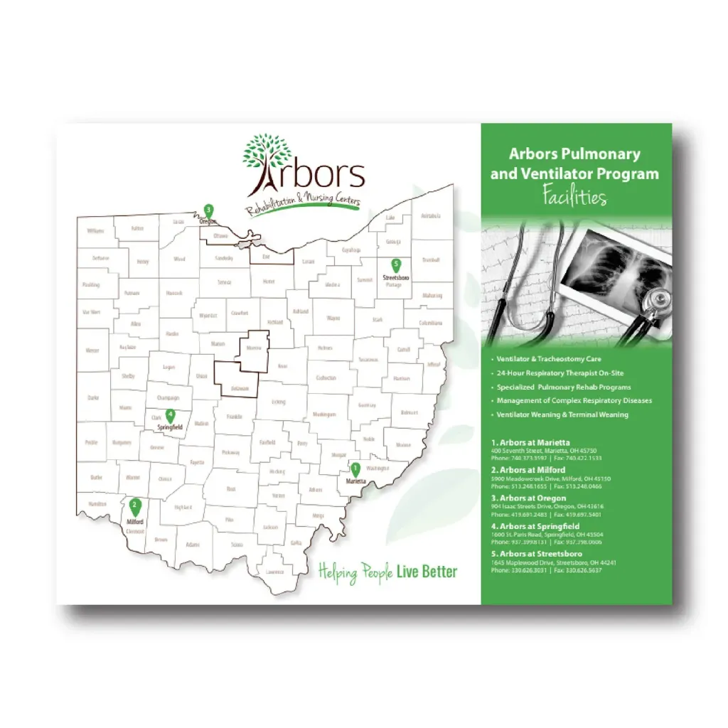 Pulmonary Map Flyer (Arbors at Carroll)